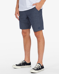 1 Crossfire Mid - Short voor in en uit het water voor Heren Blue ABYWS00189 Billabong