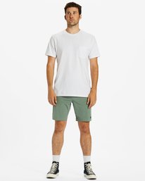 1 Crossfire Mid - Short sumergible para hombre Gris ABYWS00189 Billabong