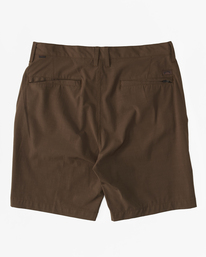 4 Crossfire Solid - Short voor in en uit het water voor Heren Brown ABYWS00195 Billabong