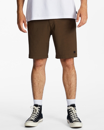 0 Crossfire Solid - Short voor in en uit het water voor Heren Brown ABYWS00195 Billabong