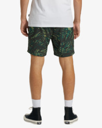 3 Surftrek - Short technique à taille élastique pour homme Vert ABYWS00196 Billabong