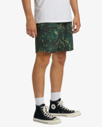 2 Surftrek - Short technique à taille élastique pour homme Vert ABYWS00196 Billabong