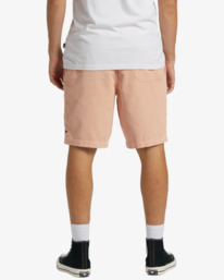 3 Larry - Short en velours pour Homme Rose ABYWS00208 Billabong
