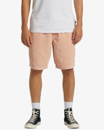 0 Larry - Short en velours pour Homme Rose ABYWS00208 Billabong