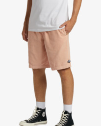 2 Larry - Short en velours pour Homme Rose ABYWS00208 Billabong