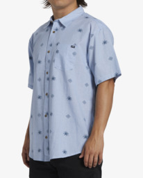 3 Sundays Mini - Camisa de manga curta para Homem Azul ABYWT00232 Billabong