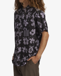 3 Sundays - Camisa de Manga Corta para Hombre Violeta ABYWT00234 Billabong