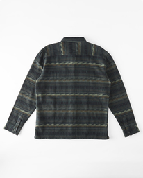 6 Offshore Jacquard Flannel - Overhemd met Lange Mouwen voor Heren Green ABYWT00249 Billabong