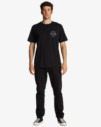 1 Rotor Diamond - T-shirt para Homem Preto ABYZT01695 Billabong
