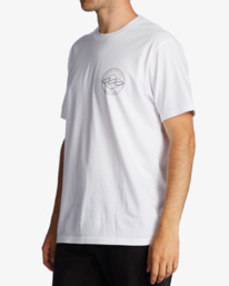 3 Rotor Diamond - T-Shirt for Men White ABYZT01695 Billabong