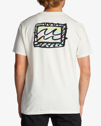 4 Crayon Wave - Camiseta para Hombre Blanco ABYZT01697 Billabong