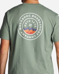 4 Walled - T-Shirt for Men Green ABYZT01700 Billabong