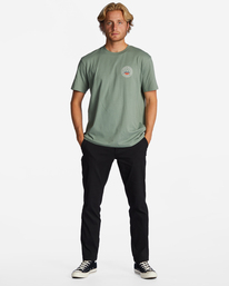 1 Walled - T-Shirt for Men Green ABYZT01700 Billabong