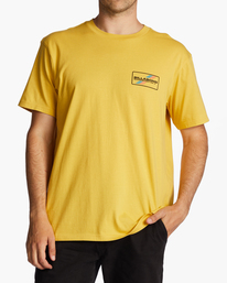 0 Walled - Camiseta para Hombre Amarillo ABYZT01700 Billabong