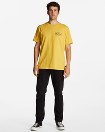 1 Walled - Camiseta para Hombre Amarillo ABYZT01700 Billabong