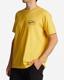 3 Walled - Camiseta para Hombre Amarillo ABYZT01700 Billabong