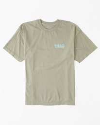 7 Collision - T-Shirt f&uuml;r M&auml;nner Gr&uuml;n ABYZT01714 Billabong