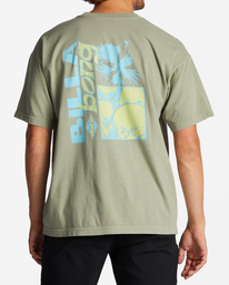 2 Collision - T-Shirt f&uuml;r M&auml;nner Gr&uuml;n ABYZT01714 Billabong
