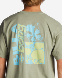 4 Collision - T-Shirt f&uuml;r M&auml;nner Gr&uuml;n ABYZT01714 Billabong