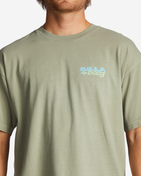 5 Collision - T-Shirt f&uuml;r M&auml;nner Gr&uuml;n ABYZT01714 Billabong