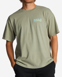 0 Collision - T-Shirt f&uuml;r M&auml;nner Gr&uuml;n ABYZT01714 Billabong