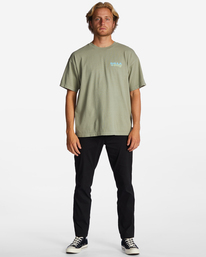 1 Collision - T-Shirt f&uuml;r M&auml;nner Gr&uuml;n ABYZT01714 Billabong