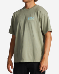 3 Collision - T-Shirt f&uuml;r M&auml;nner Gr&uuml;n ABYZT01714 Billabong