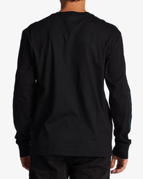 2 Throw Back - Long Sleeve T-Shirt for Men Black ABYZT01720 Billabong