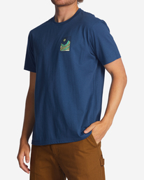3 Sands - Organic T-Shirt for Men Blue ABYZT01729 Billabong