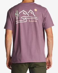 3 Panorama - T-shirt en matière biologique pour Homme Violet ABYZT01731 Billabong