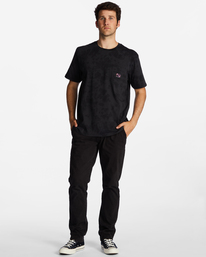 1 Pocket Wash - T-shirt avec poche pour Homme Noir ABYZT01741 Billabong