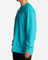 4 Contrast - Long Sleeve T-Shirt for Men Blue ABYZT01742 Billabong