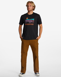1 Alaska Wave - Organic T-Shirt for Men Black ABYZT01744 Billabong