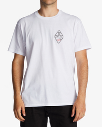 0 AI Diamond - T-Shirt for Men White ABYZT01761 Billabong