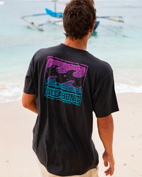0 Crayon Wave - T-Shirt for Men Black ABYZT01859 Billabong