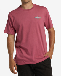 1 Crayon Wave - T-shirt para Homem Pink ABYZT01859 Billabong