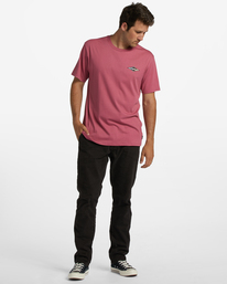 2 Crayon Wave - T-shirt para Homem Pink ABYZT01859 Billabong