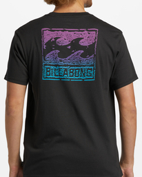 6 Crayon Wave - T-Shirt for Men Black ABYZT01859 Billabong