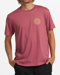 0 Swivel - T-Shirt for Men Pink ABYZT01868 Billabong