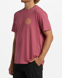 3 Swivel - T-Shirt for Men Pink ABYZT01868 Billabong