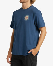 3 Rockies - T-Shirt for Men Blue ABYZT01897 Billabong