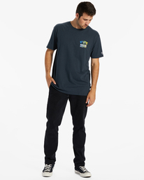 1 Pipeline Poster - Camiseta para Hombre Azul ABYZT01905 Billabong