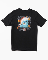 5 Pipeline Floral - Camiseta para Hombre Negro ABYZT01907 Billabong