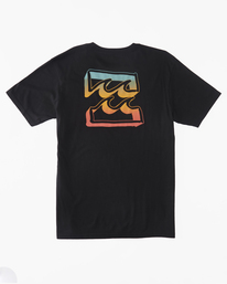 4 Crayon Wave - T-Shirt für Männer Schwarz ABYZT01946 Billabong