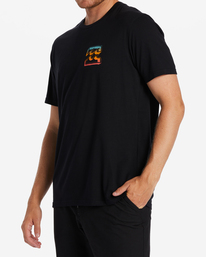 3 Crayon Wave - T-Shirt für Männer Schwarz ABYZT01946 Billabong
