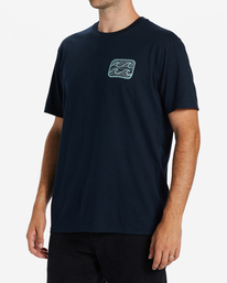 3 Crayon Wave - T-Shirt für Männer Blau ABYZT01946 Billabong