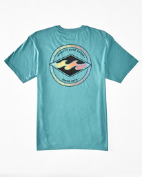 5 Rotor Diamond - T-Shirt for Men Green ABYZT01950 Billabong