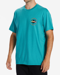 3 Rotor Diamond - T-Shirt for Men Green ABYZT01950 Billabong