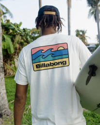 0 Walled - Camiseta para Hombre Blanco ABYZT01952 Billabong