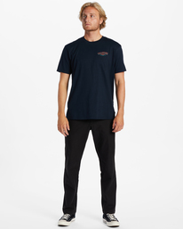 2 A/Div Arch - T-Shirt für Männer Blau ABYZT01959 Billabong